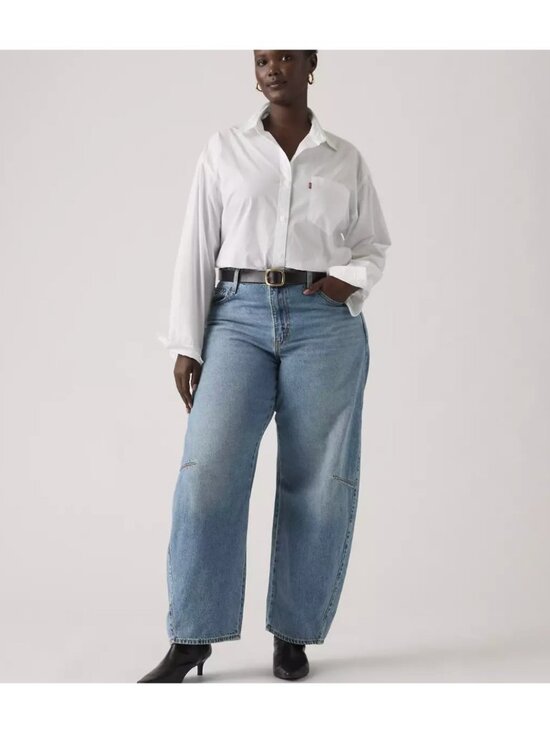 Levi's Denim - New Levi's 33x30 Baggy Dad Barrel Women's Jeans Easy Days Medium Wash